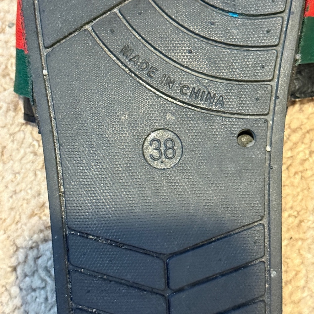 Italian Slides with Red and Green Stripes - Picture 9 of 9